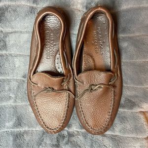 Minnetonka Moccasin classic driver dark brown size 10